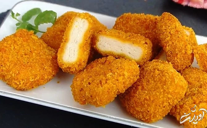 نحوه سرو ناگت مرغ سرو ناگت